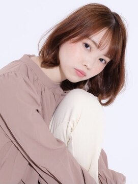 デイジー インデックスヘア 大島店(DAISY index hair) 20代30代40代50代ひし形くびれデジタルパーマ小顔マロンベージュ