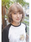 《Utoo e's つくば美容室 》大人ボブ×秋のミルクティーベージュ