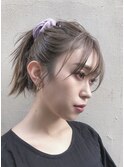 ミディアムポニーアレンジ【RISA】