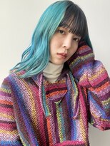 ゲーム 原宿店(GAME)&nbsp;ダブルカラー/ケアブリーチ/デザインカラー/ウルフ/原宿