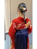 袴ヘアアレンジ