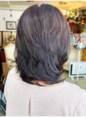 20代30代40代大人可愛いアッシュベージュ3Dカラー透明感