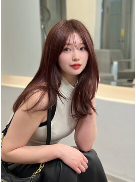 ノク(nok) ミディアムラベンダーピンク_大人ガーリーダークアッシュ