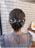 結婚式ヘアセット