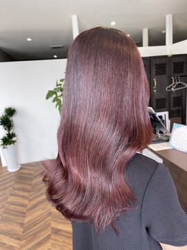 ヘアメイク アリープ(HAIR MAKE ALEAP) チェリーレッド