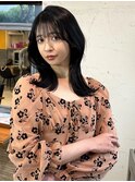 髪質改善 レイヤーカット 韓国 顔周りカット