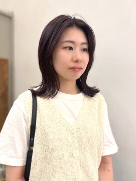 テテ ニコ(tete nico) 【大前晴奈】ルビーカラー/くびれミディアム