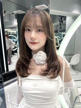 レディアル 渋谷(REDEAL) 韓国ヘア/ブリーチ/暖色カラー/ワンホン【レイヤー/渋谷】