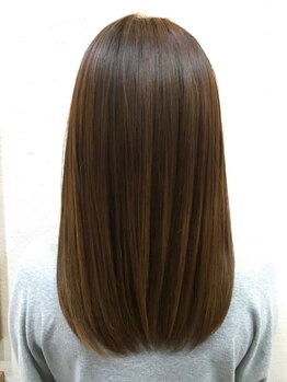 リオン(RION)の写真/【今話題の"TOKIOストレート"取扱い】髪がサラサラになる！お手入れも楽しい自然なストレートヘアへ♪