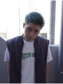 スパイキーショート×デザインカラー■刈り上げ_ツーブロック