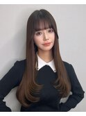 【LICCA 伊崎優李】韓国ヘア/レイヤーカット/前髪/姫カット