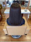 髪質改善ストレート×ロングヘア