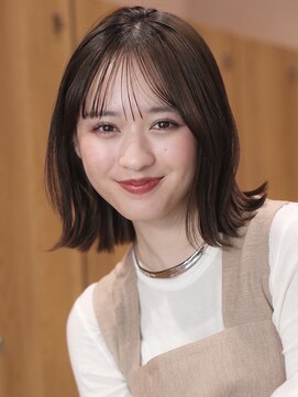ガーデンヨコハマエスト(GARDEN YOKOHAMA est) 外ハネボブ イメチェン 美髪 ワイドバング レイヤー ボブ