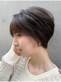 ●杉浦イメチェン外ハネボブ美髪ワイドバングレイヤーショート24