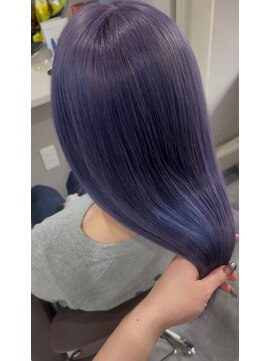 ミミー(mimiiy) ラベンダーカラー/色落ち/ハイトーンカラー/大阪梅田