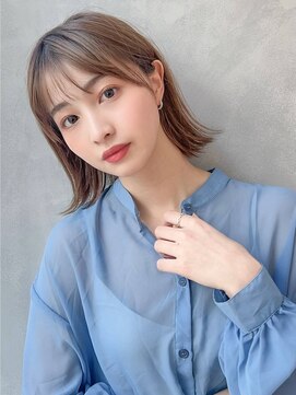 ソヨン 静岡店(SOYON) 毛先軽めのパツンボブ