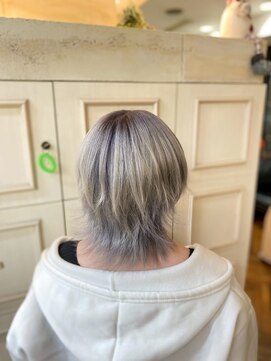 ウルフ／シルバー／レイヤー／ブリーチ