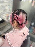 ハート×ツインお団子♪♪