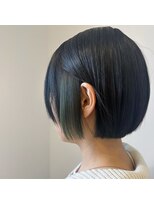 アッシュ 浦安店(Ash) 大人インナーカラー緑