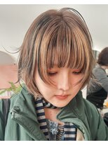 シラフ(SHIRAF)&nbsp;デザインカラー/ウルフ/mixカラー/レイヤー/ハッシュカット