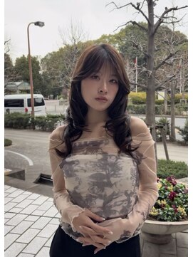 エトル バイ コムマティス 恵比寿駅前店(etre by comme Matisse) ブラウンベージュ×レイヤーカット