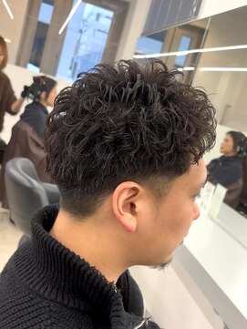 テンション(tension) メンズカットスパイキーショートヘッドスパ札幌大通バスセンター