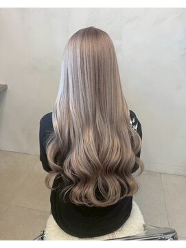 リコヘアー(LiCO HAIR) 那覇/イメチェン/ピンクベージュ/アンブレラカラー/前髪