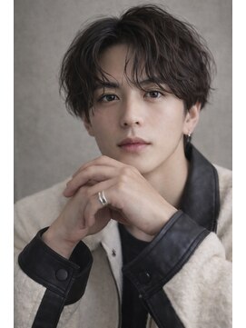 ベル 表参道Terrace(Belle) セットを簡単に！センターパート/シャドウパーマ/フェザーパーマ