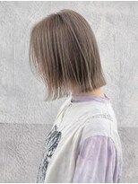 トクテ 高円寺(tokute) くびレイヤーエモージュ前髪モテベージュレイヤーミディ/高円寺