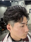 フェザーショートツーブロックショート