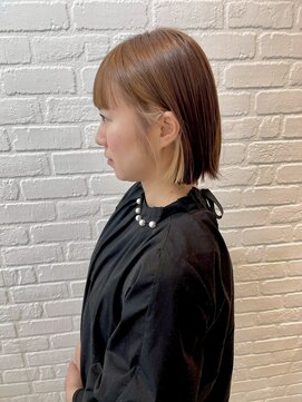 インデックスヘアー 錦糸町店(in'dex hair) 20代30代40代大人可愛いひし形ふんわりレイヤーボブくびれヘア