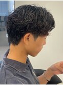 シャドウパーマ/ツイストスパイラル/サーフカール/men's