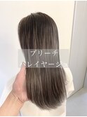 桜井白髪ぼかしハイライト×ベージュカラー