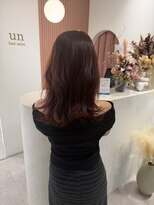 アン 綱島(un) 【艶々ボルドーレッド】高発色カラー 30代大人カラー