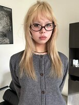 ニューオーセンティック(New Authentic)&nbsp;ハイトーンベージュ×レイヤーカット