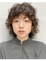 テトヘアー(teto hair)&nbsp;medium［ウルフパーマレイヤーカールスパイラルグラデーション］