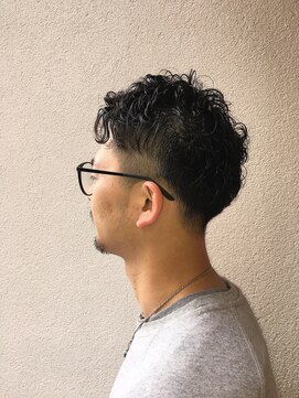 ダスティ 豊科駅前店(Dasty) メンズ2ブロック×パーマ