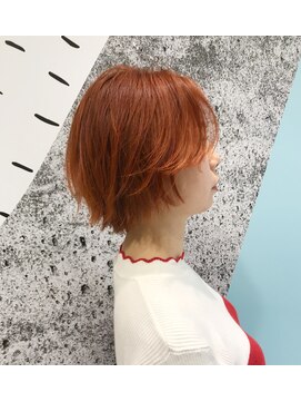 ガリカ(Gallica kinshicho) 『 ハイトーンオレンジ 』毛束感ショートスタイル♪