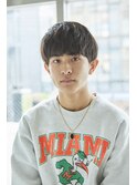 刈り上げマッシュ×ニュアンスパーマ(町田/メンズカット/眉毛)