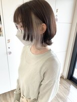 クレーチェ(CRECE)&nbsp;ウルフカット/インナーカラー/ホワイトグレー◎20代30代