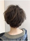 短めパーマボブ
