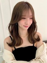 ロンドシェリ 仙台(Lond Cheri)&nbsp;クビレカール/シアーカラーグレージュ×レイヤーカット[仙台]