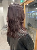 ［ミディアムレイヤー×ピンクブラウン]