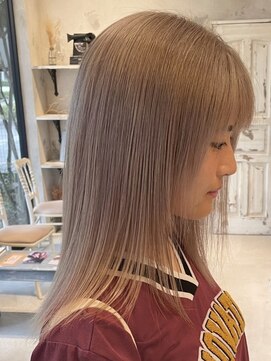 カムジーヘッド(COMEGHEAD) ミルクティーベージュダブルカラーインナーカラーケアブリーチ