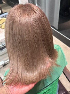 ロイス 神宮前(ROIS) 透明感ベージュカラー/ダブルカラー/ケアブリーチ[表参道駅]