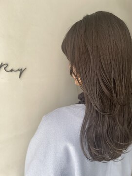 レイキョウト(Ray Kyoto) 『Ray Kyoto』大人女子ふわふわレイヤー赤み消しグレジュカラー