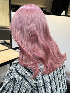 ベレーザ 渋谷(BELEZA) 6059ベビーピンク艶髪ハイトーンカラーオンブレホワイトピンク