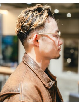 カフ(CAF) CAF河内 メンズハイトーン お洒落 メンズカット 大阪 心斎橋