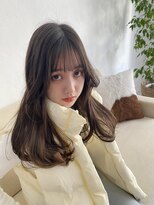 フリーラ 表参道(freera) 透明感カラーブリーチなしカラー韓国ヘアゆる巻きロング