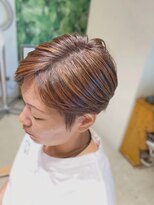 パライソ 南公園店(PARAISO)&nbsp;ハンサムショート×ハイライト×グロスカラー